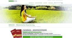 Desktop Screenshot of med-ex.at